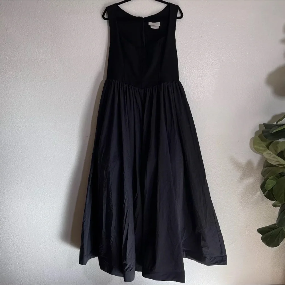 NWT BHLDN Jemma XL Scoop-Neck Corset Fit & Flare Black Anthropologie Maxi Dress - Picture 5 of 6